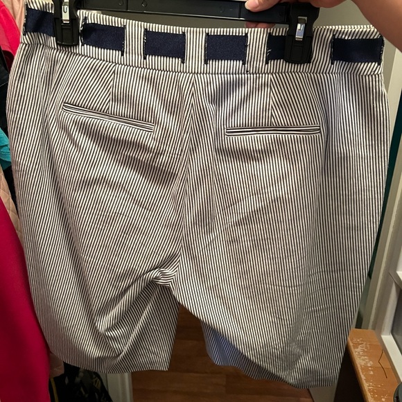 INC International Concepts Women Striped Bermuda Shorts - Picture 2 of 4